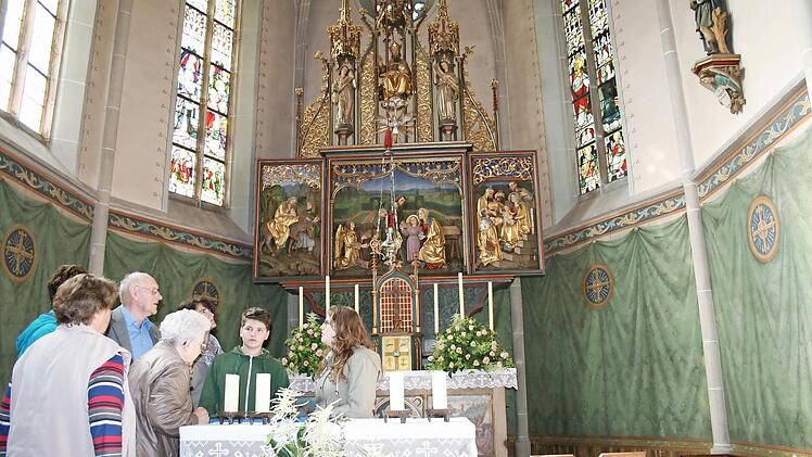 Mit ihren 110 Jahren ist die Kirche erheblich jünger als das Dorf Breitenbach, doch auch dieses Jubiläum wurde gefeiert. Fotos: Gabriele Sell