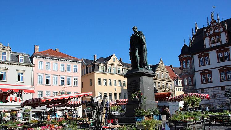 Blick auf den Coburger WochenmarktOliver Schmidt
