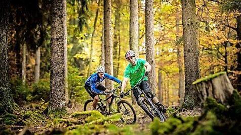 Mountainbiker finden im Spessart auf 560 Kilometern anspruchsvolle Routen.  Foto: djd/Spessart Tourismus und Marketing GmbH