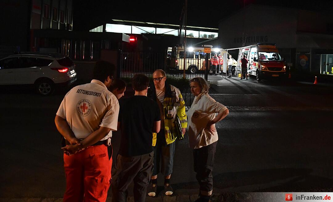 Brand bei Firma in Bamberg
