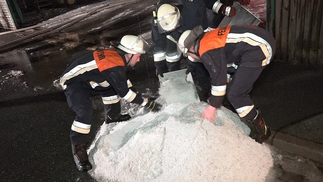 Brand in Sägewerk in Wallenfels