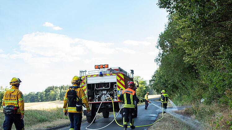 Weiterbildung zum Thema Vegetationsbrandbek&auml;mpfung. Foto: Sebastian Gerr/FFW Bad Br&uuml;ckenau