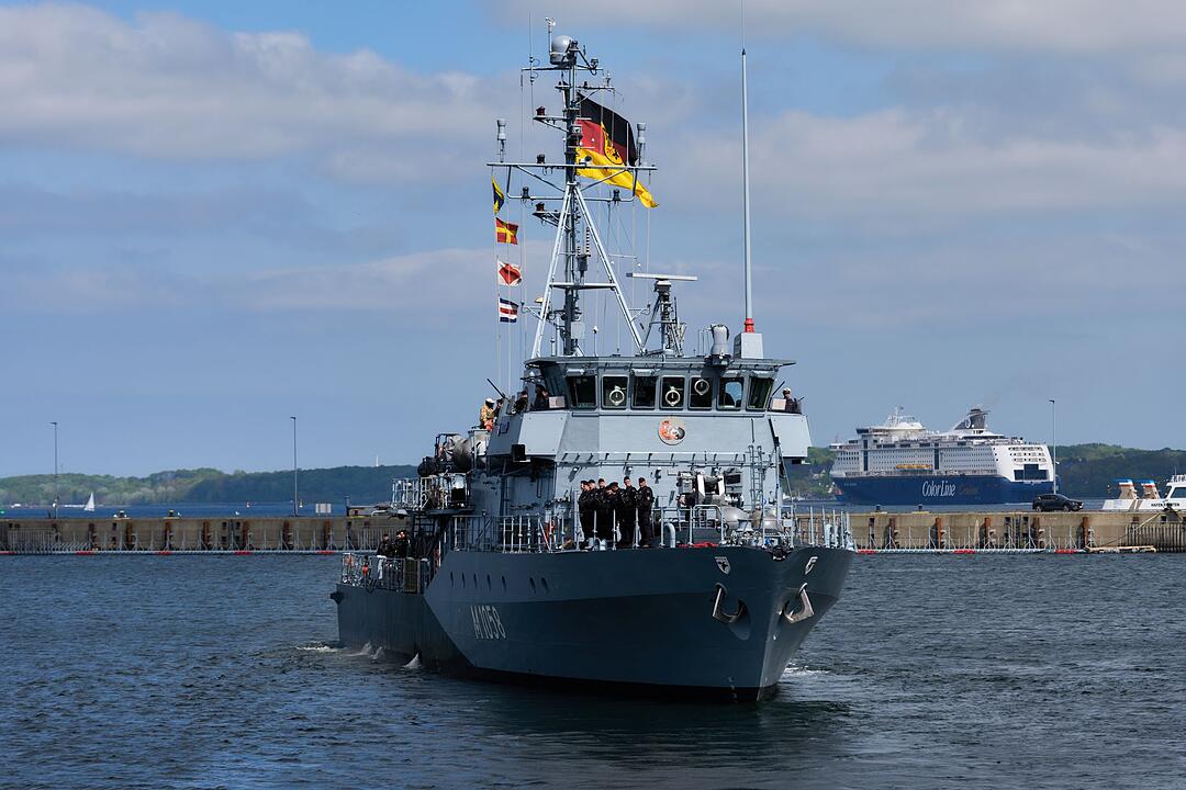 Minenjagdboot Fulda startet zu Einsatz im Mittelmeer