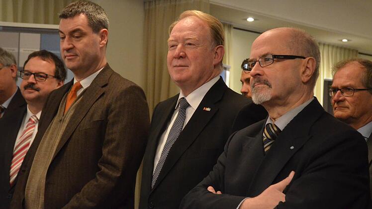 Finanz- und Heimatminister Markus Söder (CSU) in RödentalFoto: Rainer Lutz