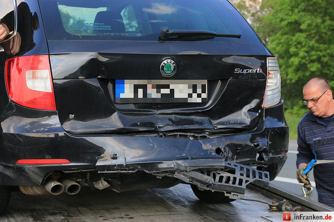 Unfall mit vier Autos bei Möhrendorf