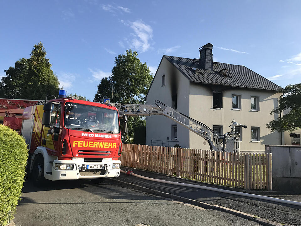 Kreis Hof: Brand in Schwarzenbach
