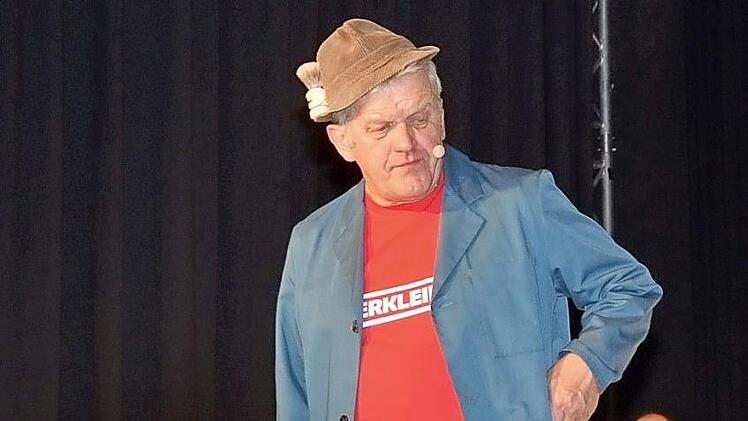 Ein Urgestein der "Ruotkernge Fousanocht" ist Wolfgang Romig. Er führte über 20 Jahre Regie und zudem sind seine Büttauftritte als "Hausmeister" schon legendär und ebenso beliebt. Foto: Archiv/Karl-Heinz Hofmann