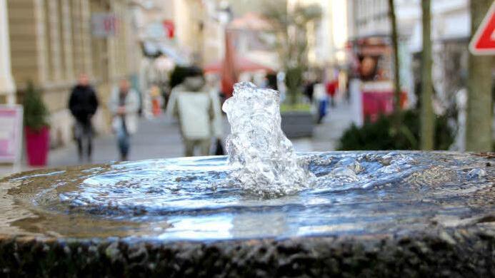 Die Brunnen in der Ludwigstraße sind schadhaft. Foto: Benedikt Borst
