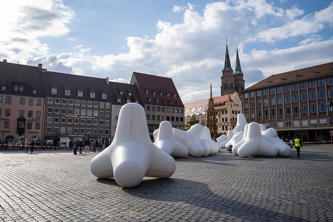 Nürnberg erstrahlte in BLAU.