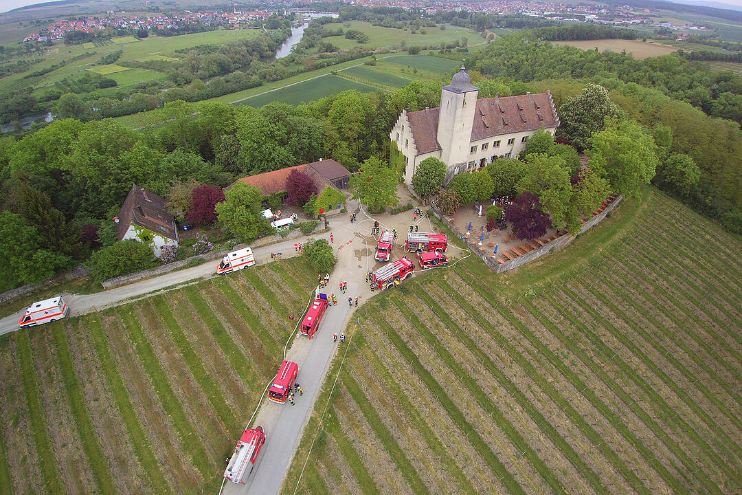 Feuer in der Hallburg