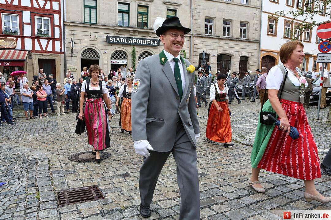 Kronacher Freischießen: Schützenauszug
