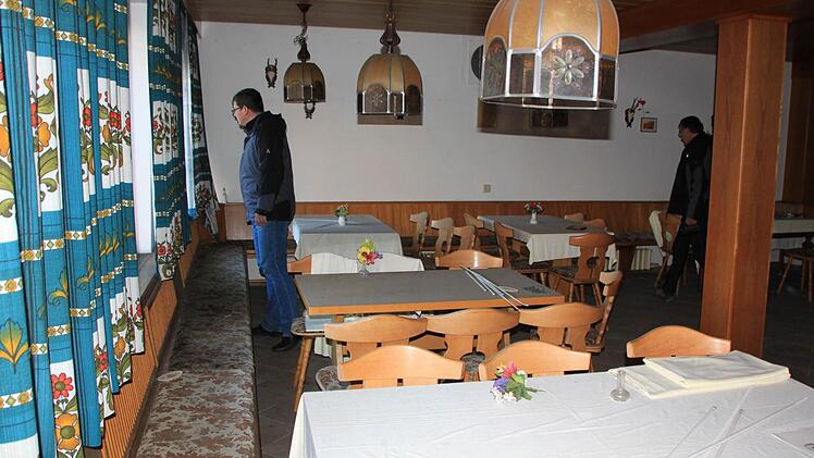 Die Gaststube im Obergeschoss Foto: Matthias Einwag