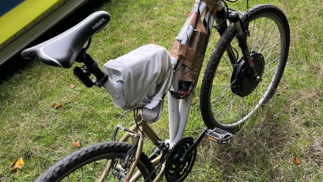 Manipuliertes E-Bike