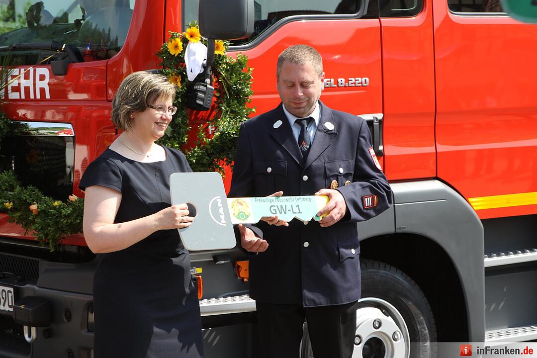 Neues Fahrzeug für die Feuerwehr Lehrberg