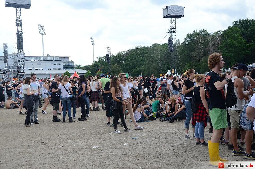 Rock im Park 2016 - Menschen und Party