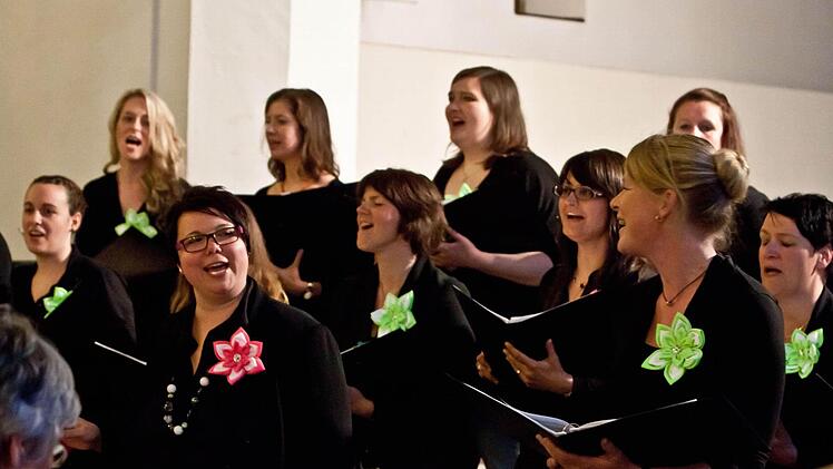 Das Vocalensemble Coburg unter der Leitung von Steffi BergFoto: Jochen Berger