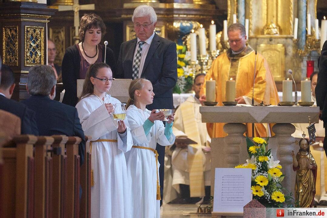 Nach einjähriger Kirchensanierung: Hannberg feiert die Wiedereröffnung der Wehrkirche der Pfarrei Geburt Mariens Hannberg
