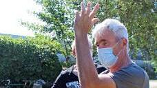 Bürgermeister Bernd Storath erklärte alles zum Naturbadesee.