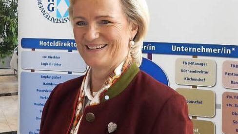 Sie führt künftig den Dehoga Bayern: die neue Präsidentin Angela In selkammer. Foto: Horst Wunner