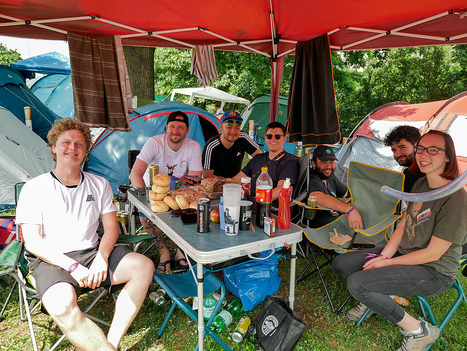 Die coolsten Bilder vom Samstag bei Rock im Park - Camping Teil 2