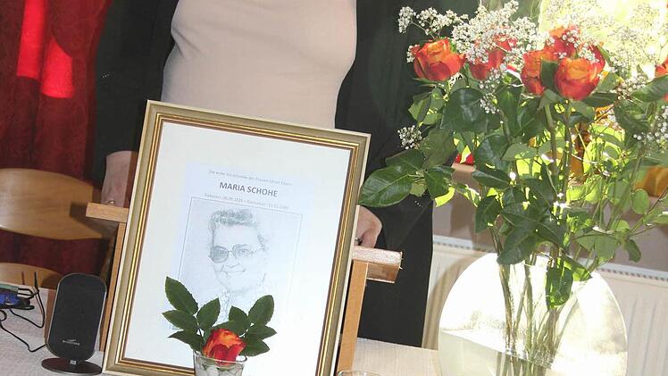 Simone Berger bei ihrem Rückblick.