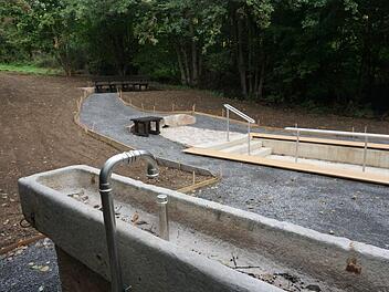 Die Kneippanlage in Sandberg wurde in diesem Jahr mit Hilfe des  Regionalbudgets finanziert. Auch für 2021 gibt es wieder die Möglichkeit  Anträge zu stellen. Foto: Marion Eckert