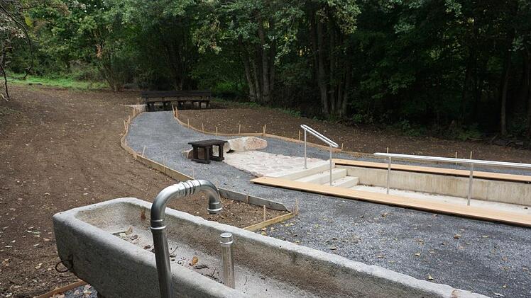 Die Kneippanlage in Sandberg wurde in diesem Jahr mit Hilfe des  Regionalbudgets finanziert. Auch für 2021 gibt es wieder die Möglichkeit  Anträge zu stellen. Foto: Marion Eckert