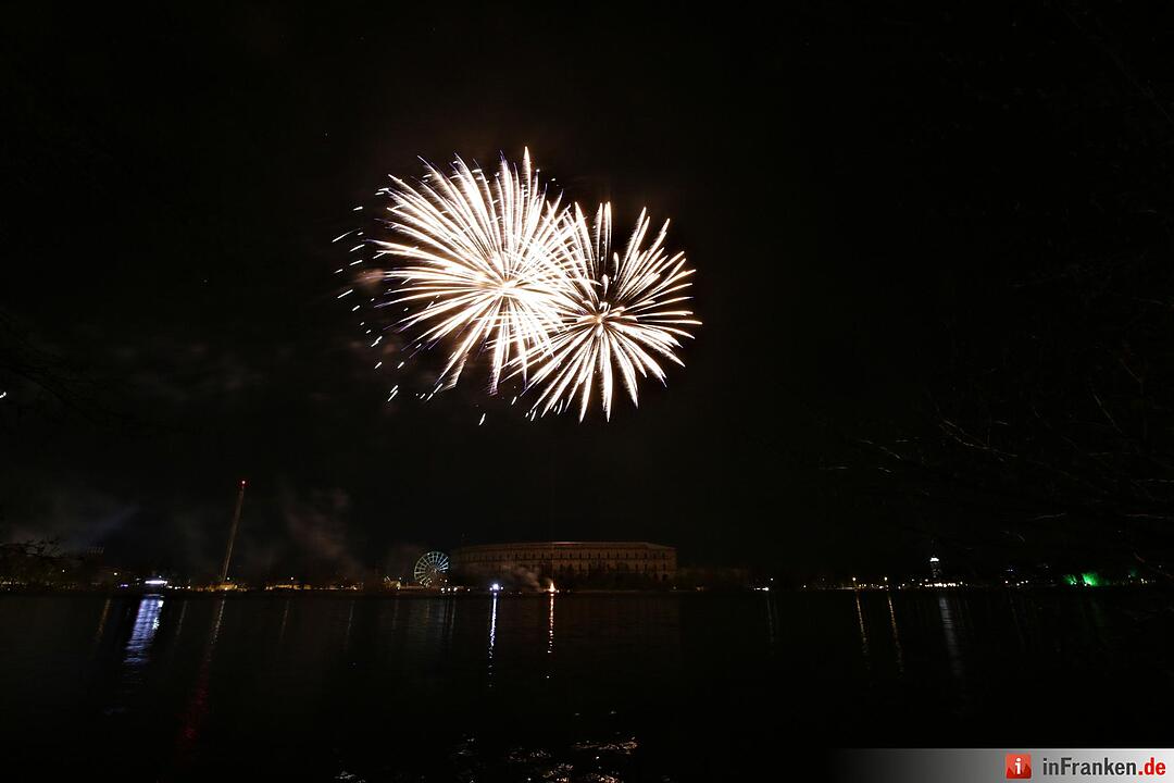 Abschlussfeuerwerk Volksfest Nürnberg