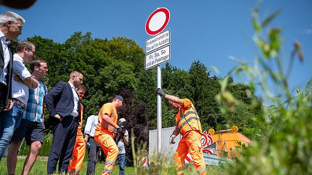 Start Durchfahrtsverbot in Oberbayern