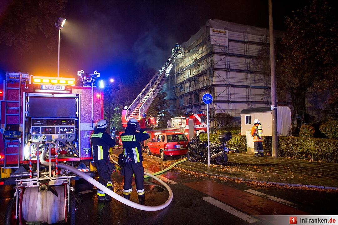 Mehrere Verletzte bei Wohnungsbrand in Nürnberg