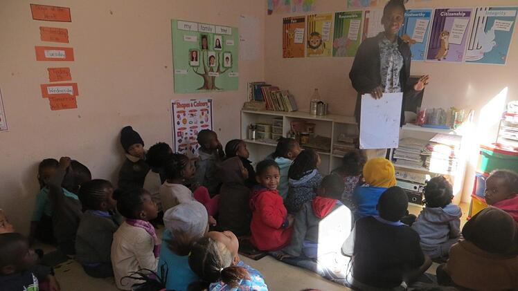 Im Klassenraum Foto: privat