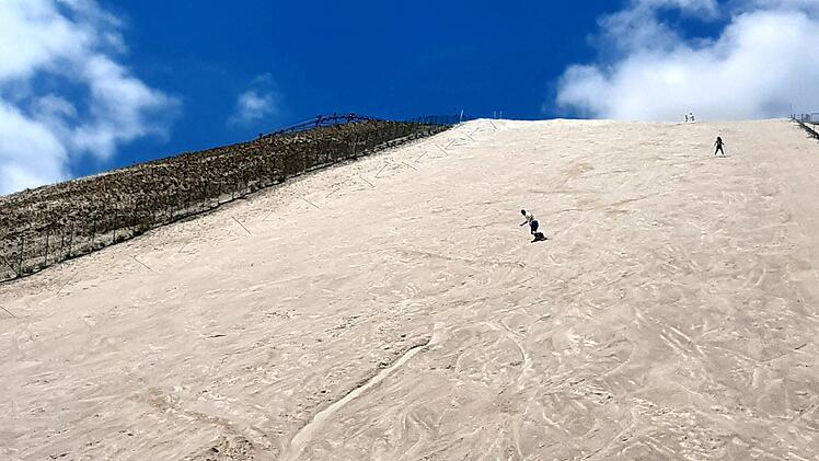 Sandboarden Monte Kaolino
