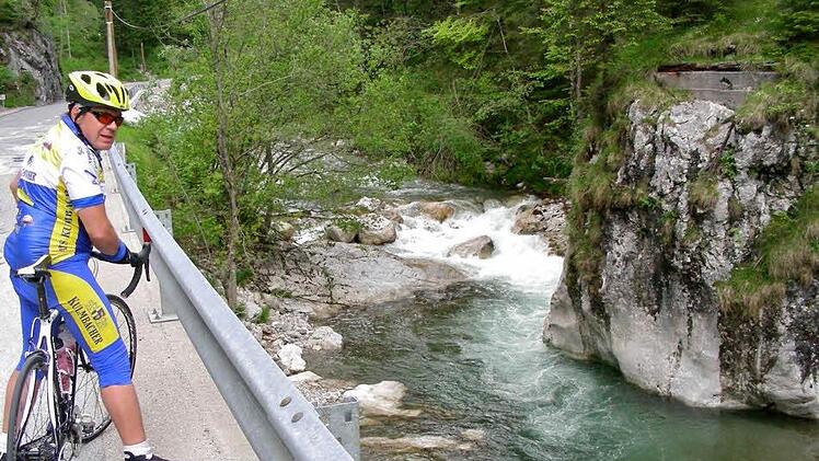 Der Wildbach tost - das ist Günther "Mecki" Geuther einen Blick wert.