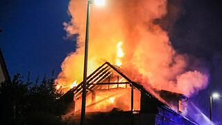 Brand in Frensdorf
