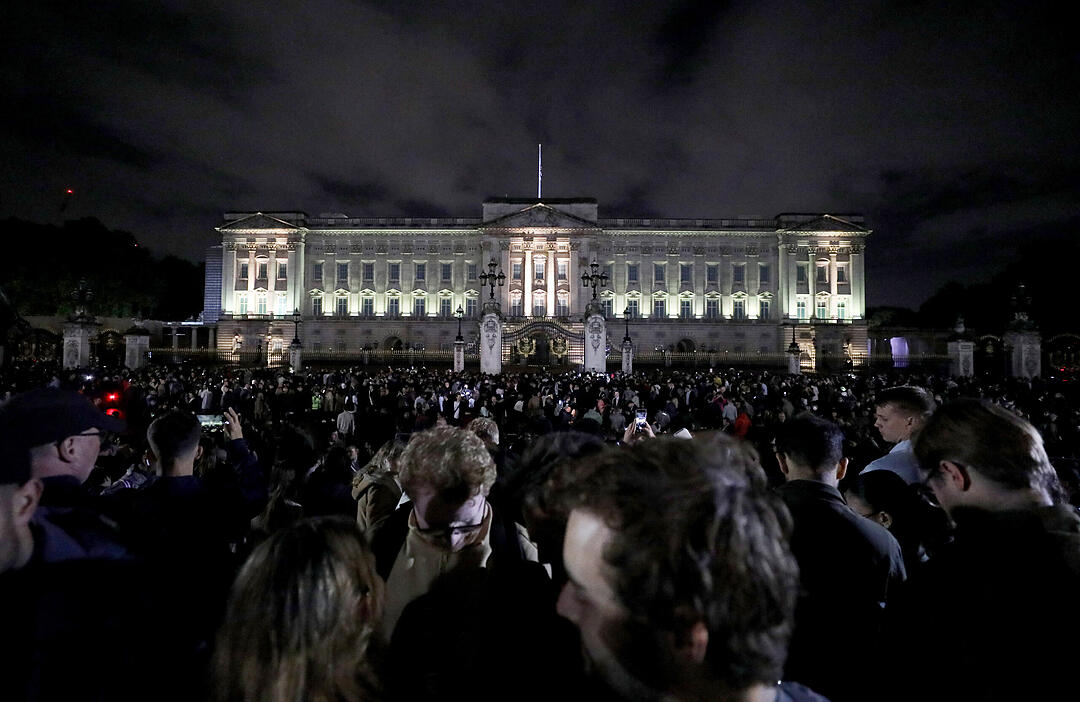 Nach dem Tod von Königin Elizabeth II. - London