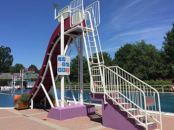 Auf der Speed-Rutsche hat es sich erstmal ausgerutscht. Foto: Jürgen Gärtner