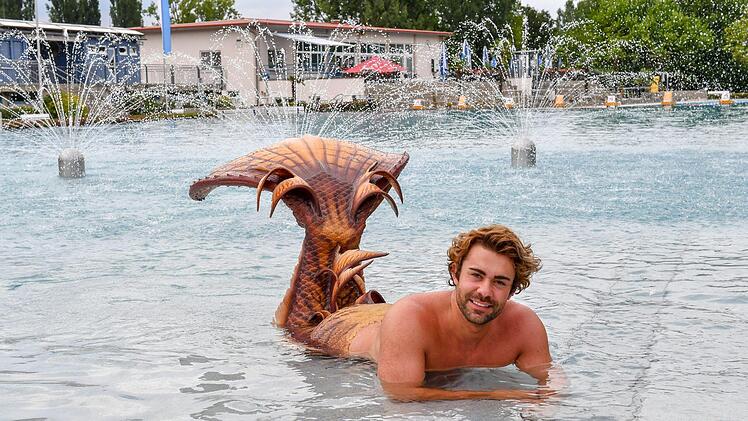 Ein Meermann im Freibad... Ronald Rinklef