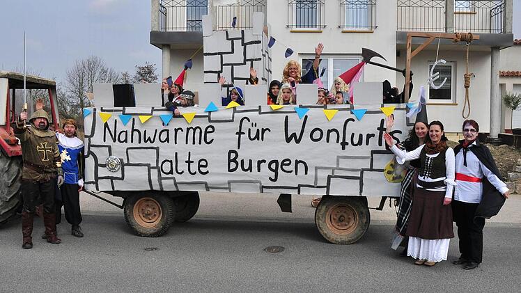 "Nahwärme für Wonfurts alte Burgen" versprach der Freundeskreis Wonfurt.