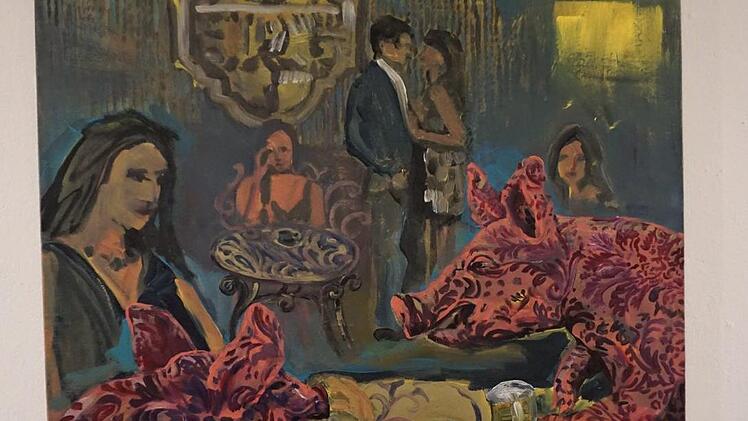 Aus der Ausstellung im Kunstraum   Richard Sänger