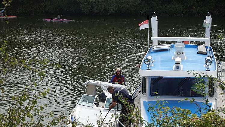 Boot auf dem Main gekentert