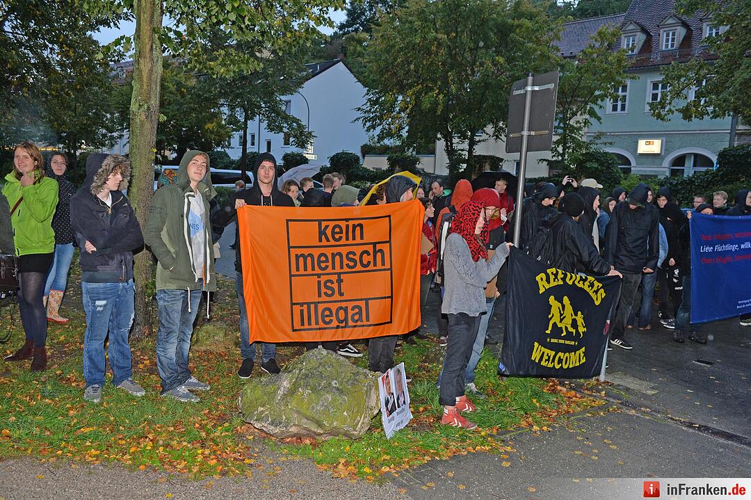 Protest - Viktor Orban zu Gast in Bamberg