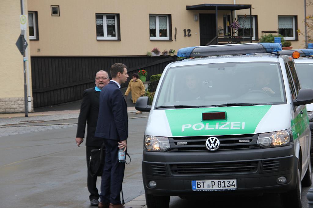 Protest gegen Treffen der "Alternativen Mitte" in Tettau