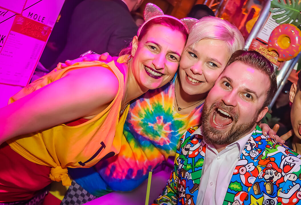 Beste Partystimmung in der Stadthalle