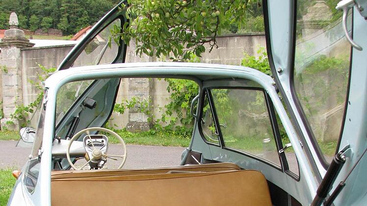 Auch eine Isetta muss mal gelüftet werden.