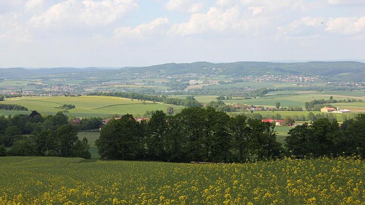 Blick vom Reinberg Richtung Hain und Weides Foto: Friedwald Schedel