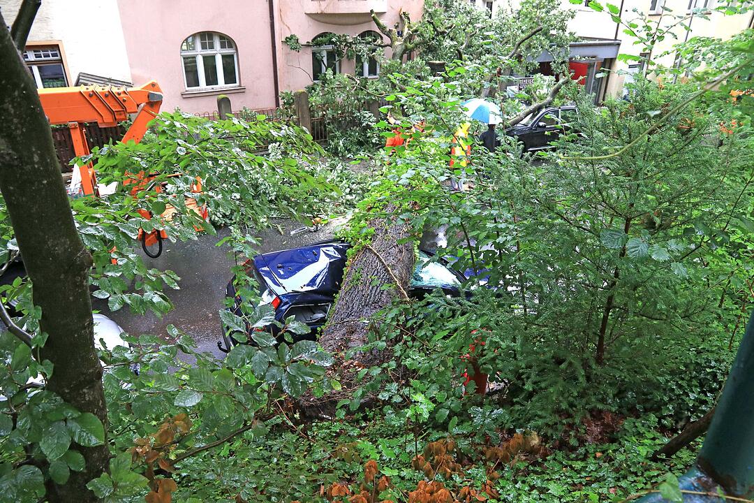 Folgen des Dauerregens
