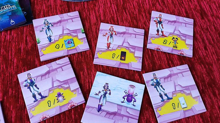 Big Monster im Test - familientaugliche Mischung aus Sammel-, Lege- und Drafting-Spiel