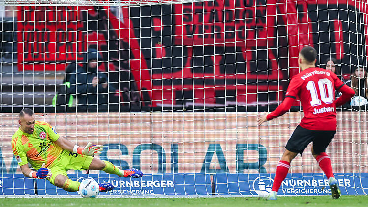 Nürnberg weiter in der Ergebnisdelle: 2:2 gegen Düsseldorf