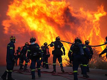 Flächenbrand in Griechenland