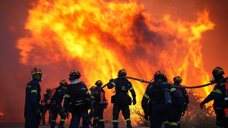 Flächenbrand in Griechenland